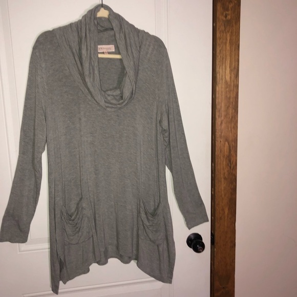 Philosophy slouchy oversized gray turtleneck size extra large - Picture 6 of 8